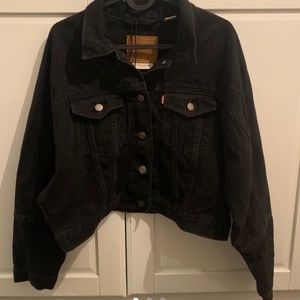 Levi's fringed trucker jacket